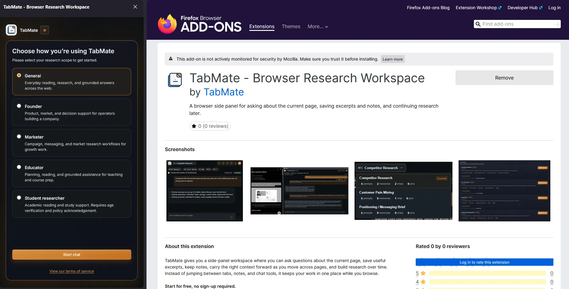 Verify TabMate